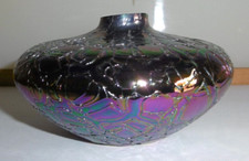 antike Jugendstil Vase Tischvase Pallme König & Habel irisierend