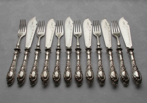 Rar seltenes fischbesteck 84 - seltenes,
