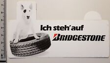 Aufkleber Sticker Bridgestone Reifen Hund Werbung (11008)