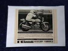 Kawasaki 750  Mach IV H2 Werbung, laminiert