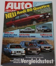 Auto Zeitung 24/1982 Audi 80