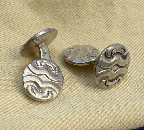 Jugendstil manschettenknöpfe - jugendstil,