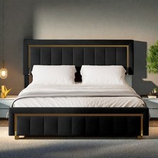 Polsterbett-Doppelbett 140x200