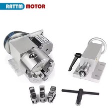 【DE】CNC Drehachse  4th Achse Rotary Axis With 3 jaw Chuck K11-100mm Ratio 6:1