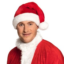 Weihnachtsmütze klassisch Santa Nikolaus-Mütze für Weihnachten Weihnachtsmarkt