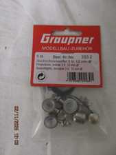 Graupner 5 Stück Suchscheinwerfer 12 mm OVP