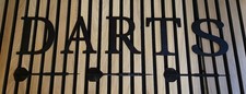 DARTS Schriftzug Wanddeko 3D
