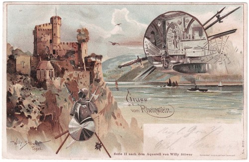 Alte künstler litho - alte, künstler-litho-ak