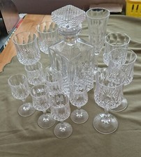 Kristall Cristal Gläser Karaffe Aschenbecher Vase Weingläser Likörgläser