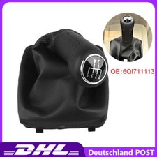 Schaltsack GTI look Für VW Polo 9N Schaltknauf Bj. 2001-2009 5 Gang Rahmen
