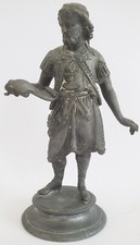 alte Metallfigur,  Art deco 