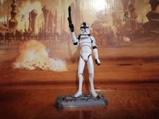 Star Wars Figur Clone Pilot Habro 2008 - 3,75" mit Blaster und Bodenplatte