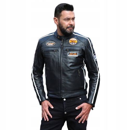 Wolf retro lederjacke - retro,