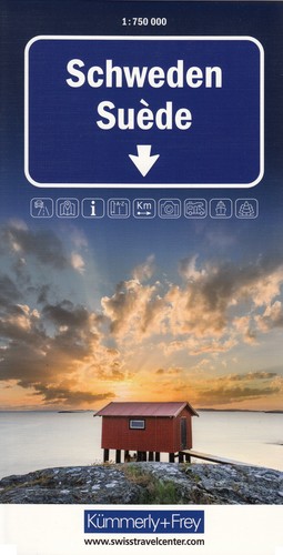 Schweden straßenkarte - schweden,