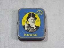 Vintage Kautabak Dose, alte Blechdose - KRUSE Grimm & Triepel