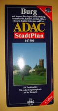 Burg (bei Magdeburg) Stadtplan mit großer Umgebungskarte -  ADAC