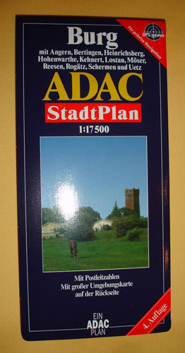 Burg stadtplan - (bei, magdeburg)