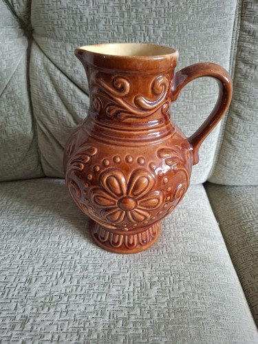 Ddr keramik wein krug - ddr,