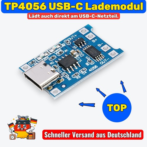 Tp4056 usb 18650 ion - tp4056, usb-c