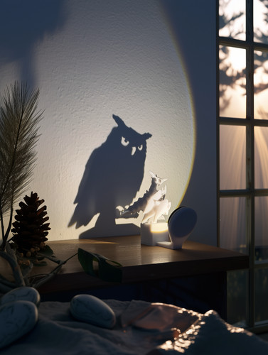 Schattenlampe uhu lampe - uhu,