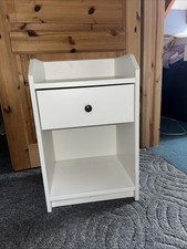 Stylish & Modern  Bedside Beistelltisch Weiß Neu Hocker 62,5 Hoch 40x34cm Breit