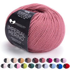 MeriWoolArt® Extrafeine Merinowolle garn zum Stricken oder Häkeln (50g, 100m)