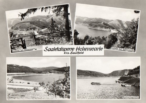 Ansichtskarte saalfeld - ansichtskarte,
