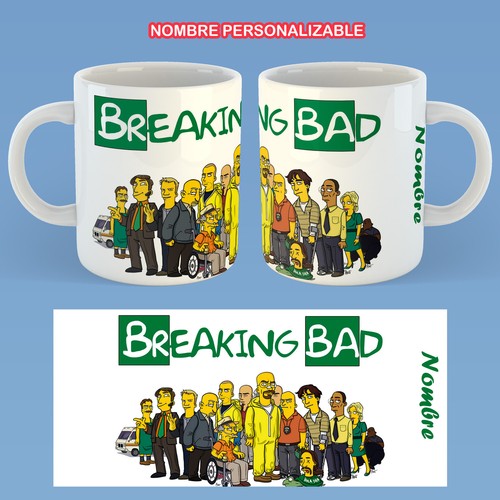 Breaking bad simpsons - simpsons, tasse