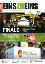 Programm | 2019 | Alemannia Aachen - Fortuna Köln | Finale Landespokal
