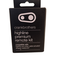 Crankbrothers Highline Premium Dropper Sattelstütze Remote - 22,2 mm Klemmung, schwarz
