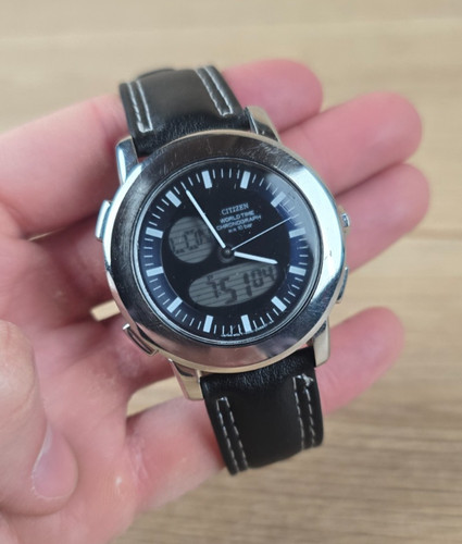 Citizen world time chronograph - time,