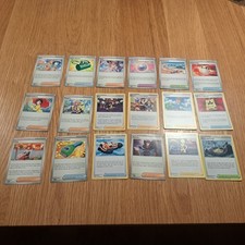 Pokemon 18 verschiedene Trainerkarten