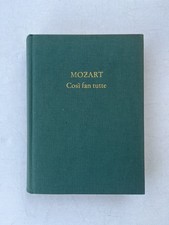 Noten. Mozart. Cosi fan Tutte