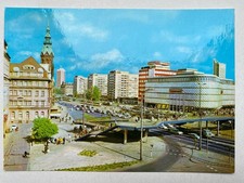 Ak Leipzig Konsument Warenhaus Brücke Auto Plattenbau Straße Brühl Foto DDR 1975