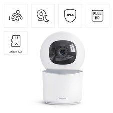 Hama WLAN Überwachungskamera IP Kamera Wifi Nachsicht 1080p Full-HD PTZ Camera