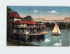 Postcard Bootshaus des