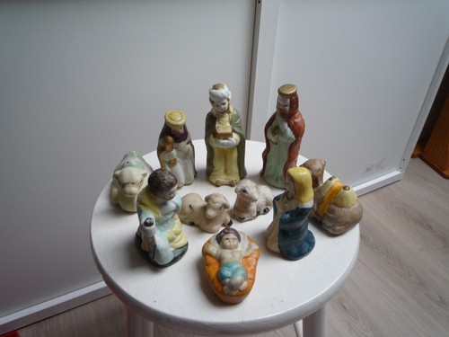 ältere krippenfiguren keramik - ältere,