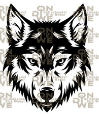 Aufkleber "Wolf 19" mittel