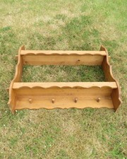 REGAL Tellerboard Wandboard Eiche massiv Altholz 