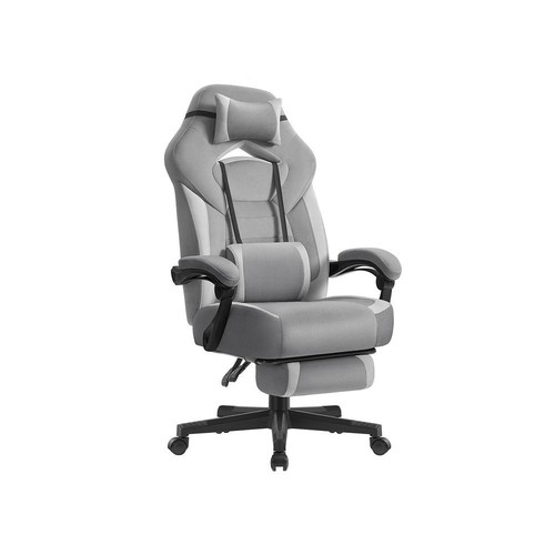 Gaming chair with footrest - with,
