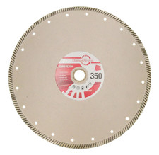 Diamanttrennscheibe Fliesen SEHR HART bis 20 mm Feinsteinzeug 115 - 350 TURBO 