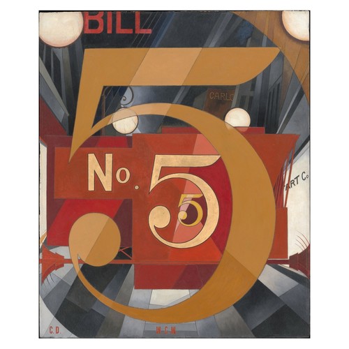 Nummer art deco poster nr - 5,