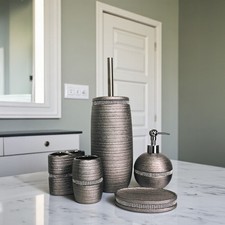 5-tlg. Bad Accessoires Set