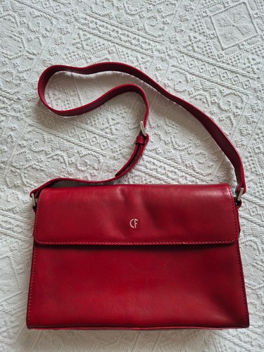 Handtasche rot leder - handtasche,