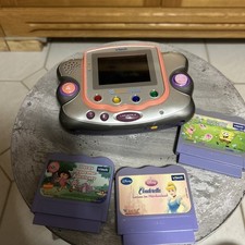 Vtech V.SMILE Pocket - Lernspielesystem, Konsole + 3 Spiele
