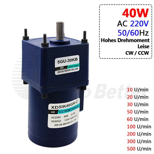 220v 60hz 40w - 50/60hz,
