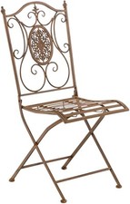 Eisen Gartenstuhl Sibell Metallstuhl Klappstuhl Bistro Terrassenstuhl Klappbar