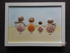 3D Muschelbild Freundinnen mit