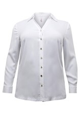 sheego Bluse Mit Biesen Damenbekleidung Oberteil Frauen Fashion Mode Weiß 136709