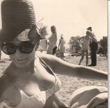 Vintage foto hübsche frau - vintage,